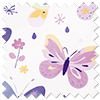 Butterfly Garden, Enchanting Purples - Roman Blind